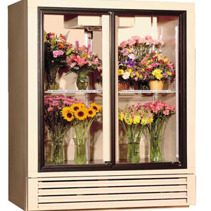 refrigerador con flores