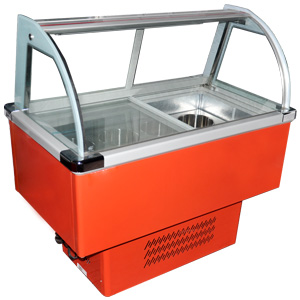 mostrador para heladeria